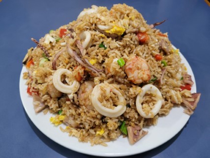 Chaufa con Mariscos