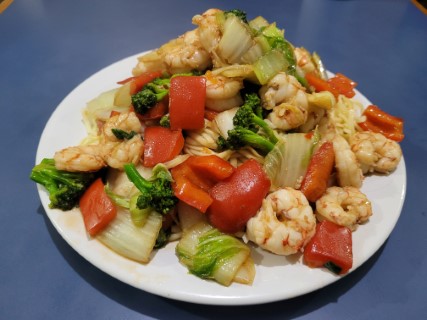 Tallarín Chifa con Langostino